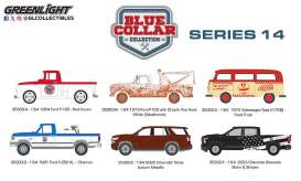 Assortment/ Mix  - Blue Collar #14 various - 1:64 - GreenLight - 35300 - gl35300 | The Diecast Company