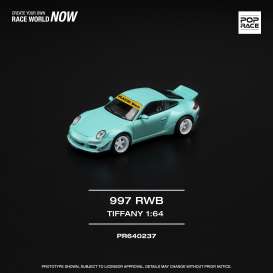   - RWB 997 blue - 1:64 - Pop Race Limited - PR640237 - PR640237 | The Diecast Company