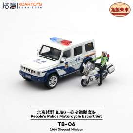   - BJ80 white/blue - 1:64 - XCartoys - T8-06 - XcarT8-06 | The Diecast Company