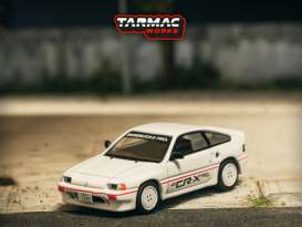 Honda  - Ballade Sports MUGEN CR-X PRO white - 1:64 - Tarmac - T64G-TL058-WH - TC-T64G-TL058-WH | The Diecast Company