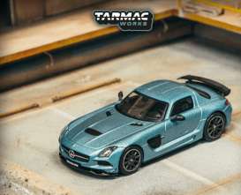 Mercedes Benz  - SLS AMG Coupé Black Series blue - 1:64 - Tarmac - T64G-027-MB - TC-T64G-027-MB | The Diecast Company