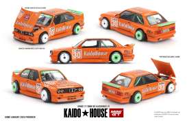 BMW  - M3 1989 orange - 1:64 - Mini GT - KHMG177 - MGTKHMG177 | The Diecast Company