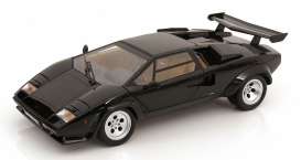 Lamborghini  - Countach LP 5000S QV 1985 black - 1:12 - KK - Scale - DC120143 - kkdc120143 | The Diecast Company