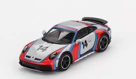 Porsche  - 911 2024 red/blue/silver - 1:64 - Mini GT - 00964-L - MGT0094Lhd | The Diecast Company