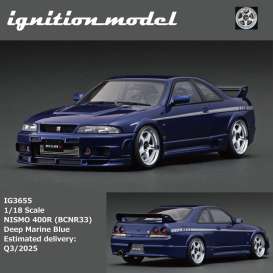   -  Nismo 400R (BCNR33) blue - 1:18 - Ignition - IG3655 - IG3655 | The Diecast Company