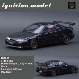 Honda  - Integra (DC2) Type R black - 1:18 - Ignition - IG3060 - IG3060 | The Diecast Company