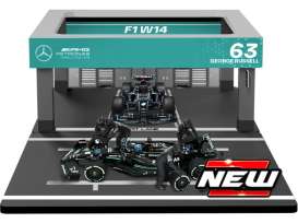 Mercedes Benz AMG - W14 2023 turquoise/black - 1:43 - Bburago - 38452R - bura38452R | The Diecast Company