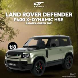 Land Rover  - Defender P400 2021 green - 1:18 - GT Spirit - GT517 - GT517 | The Diecast Company