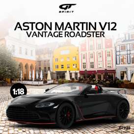 Aston Martin  - V12 Vantage Roadster 2023 black - 1:18 - GT Spirit - GT923 - GT923 | The Diecast Company