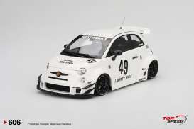 Fiat  - Abart 595 2024 white - 1:18 - Top Speed - TS0606 - TS0606 | The Diecast Company