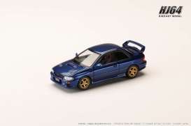 Subaru  - Impreza blue - 1:64 - Hobby Japan - HJ641079JDB - HJ641079JDB | The Diecast Company