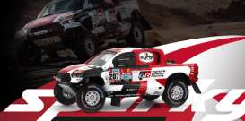 Toyota  - Hilux 2023 black/white/red - 1:64 - Tiny Toys - YO64031 - TinyYO64031 | The Diecast Company