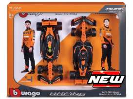 McLaren  - MCL38 2024 orange/black - 1:24 - Bburago - 18-28051 - bura28051 | The Diecast Company