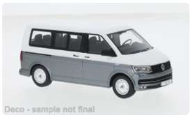 Volkswagen  - T6 Multivan 2017 grey/white - 1:43 - IXO Models - CLC595 - ixCLC595 | The Diecast Company