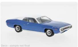 Plymouth  - Satellite Sebring Plus 1971 blue/white - 1:43 - IXO Models - CLC601 - ixCLC601 | The Diecast Company