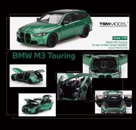 BMW  - M3 Touring 2023 green - 1:18 - TrueScale - TSM181030 - TSM181030 | The Diecast Company