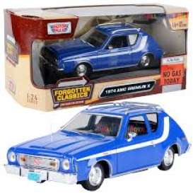 AMG  - Gremlin X 1974 blue - 1:24 - Motor Max - 79045 - mmax79045 | The Diecast Company