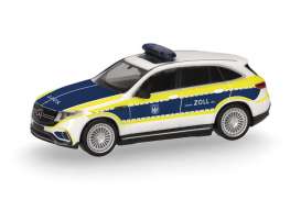 Mercedes Benz  - EQC white/blue/yellow - 1:87 - Herpa - H098366 - herpa098366 | The Diecast Company