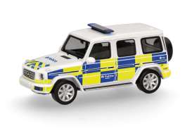 Mercedes Benz  - G white/yellow/blue - 1:87 - Herpa - H098410 - herpa098410 | The Diecast Company