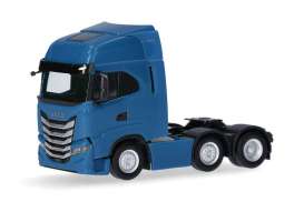 Iveco  - S-Way 6x2 blue - 1:87 - Herpa - H317122-003 - herpa317122-003 | The Diecast Company