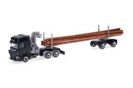 Scania  - CR 20 HD black/brown - 1:87 - Herpa - H319089 - herpa319089 | The Diecast Company