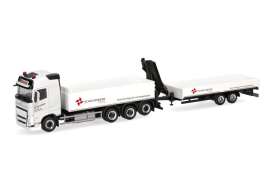 Volvo  - FH GL 2020 white/red - 1:87 - Herpa - H319119 - herpa319119 | The Diecast Company