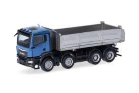 MAN  - TGS NN blue/silver - 1:87 - Herpa - H319140 - herpa319140 | The Diecast Company