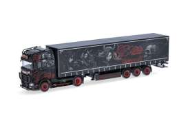 Scania  - Cs 20 HD black/red - 1:87 - Herpa - H319232 - herpa319232 | The Diecast Company