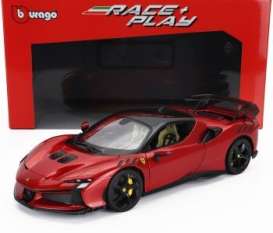 Ferrari  - SF90XX 2024 red/black - 1:18 - Bburago - 18-16020R - bura16020R | The Diecast Company