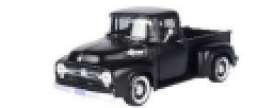 Ford  - F-100 1956 matt black - 1:24 - Motor Max - 73235mbk - mmax73235mbk | The Diecast Company