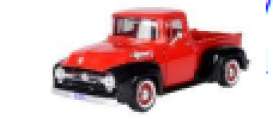 Ford  - F-100 1956 red/black - 1:24 - Motor Max - 73235rb - mmax73235rb | The Diecast Company