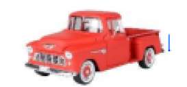 Chevrolet  - Stepside 1955 matt red - 1:24 - Motor Max - 73236r - mmax73236r | The Diecast Company