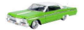 Chevrolet  - Impala 1964 green - 1:24 - Motor Max - 79021gr - mmax79021gr | The Diecast Company