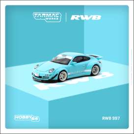 Porsche  - RWB 997 blue - 1:64 - Tarmac - T64-057-LO - TC-T64-057-LO | The Diecast Company