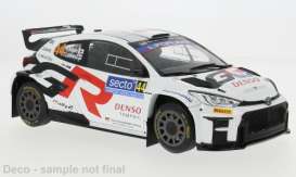 Toyota  - GR Yaris  2024 white/red/black - 1:18 - IXO Models - rmc212B - ixrmc212B | The Diecast Company