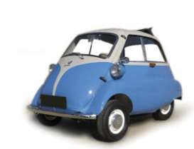 BMW  - Isetta 1955 blue/white - 1:18 - Minichamps - 110024000 - mc110024000 | The Diecast Company