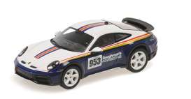 Porsche  - 911 2022 white/blue/red - 1:43 - Minichamps - 410062075 - mc410062075 | The Diecast Company