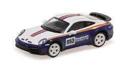 Porsche  - 911 2022 white/blue/red - 1:87 - Minichamps - 870062075 - mc870062075 | The Diecast Company