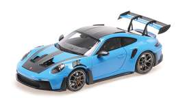 Porsche  - 911 (992) 2024 blue - 1:87 - Minichamps - 870065021 - mc870065021 | The Diecast Company