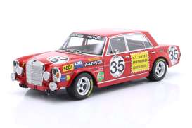 Mercedes Benz AMG - 300 SEL 6.3 1971 red - 1:18 - Werk83 - W18030001 - W18030001 | The Diecast Company