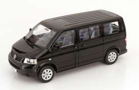 Volkswagen  - T5 Multivan 2003 black - 1:18 - Norev - 188600 - nor188600 | The Diecast Company