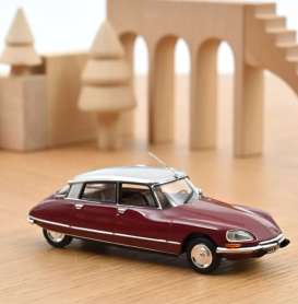 Citroen  - DS 23 Pallas 1972 red/silver - 1:43 - Norev - 158078 - nor158078 | The Diecast Company