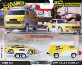 BMW  - M3 1992 yellow/white - 1:64 - Hotwheels - JFM93 - hwmvJFM93 | The Diecast Company