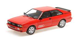 Audi  - Quattro 1980 red - 1:18 - Minichamps - 155016124 - mc155016124 | The Diecast Company