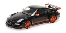 Porsche  - 911 GT3 RS 2007 black/red - 1:18 - Minichamps - 155062121 - mc155062121 | The Diecast Company