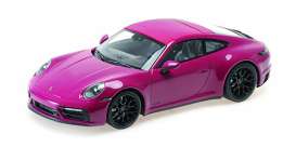 Porsche  - 911 Carrera 4 GTS 2020 rubystar - 1:18 - Minichamps - 155063102 - mc155063102 | The Diecast Company