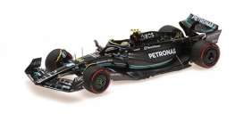 Mercedes Benz AMG - W14 2023 black/green - 1:43 - Minichamps - 417230344 - mc417230344 | The Diecast Company