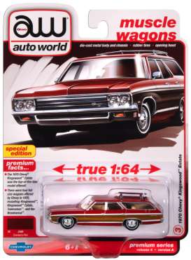 Chevrolet  - Kingswood 1970 red - 1:64 - Auto World - SP169A - AWSP169A | The Diecast Company