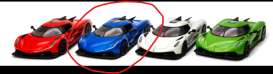 Koenigsegg  - Jesko Absolut blue - 1:36 - Kinsmart - 5473W - KT5473Wbl | The Diecast Company