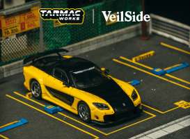 Mazda  - RX-7 VeilSide Fortune7 yellow/black - 1:64 - Tarmac - T64G-075-YE - TC-T64G-075-YE | The Diecast Company